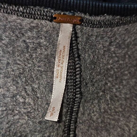 Free People Womens Indigo Blue Westeros V Neck Oversized Pullover Sweater‎ Small - Picture 4 of 5